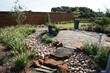 Back yard of the WaterSense house.